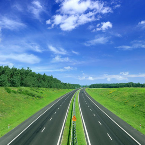 A generic image of a dual carriage way